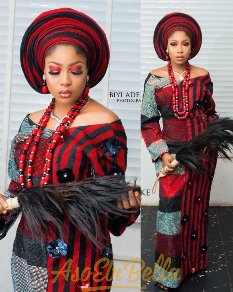 #EbFabLook Vol 46B: Wanna Be Trendy This Week? Try This Top 30 Trendy Aso-Ebi Bella Style