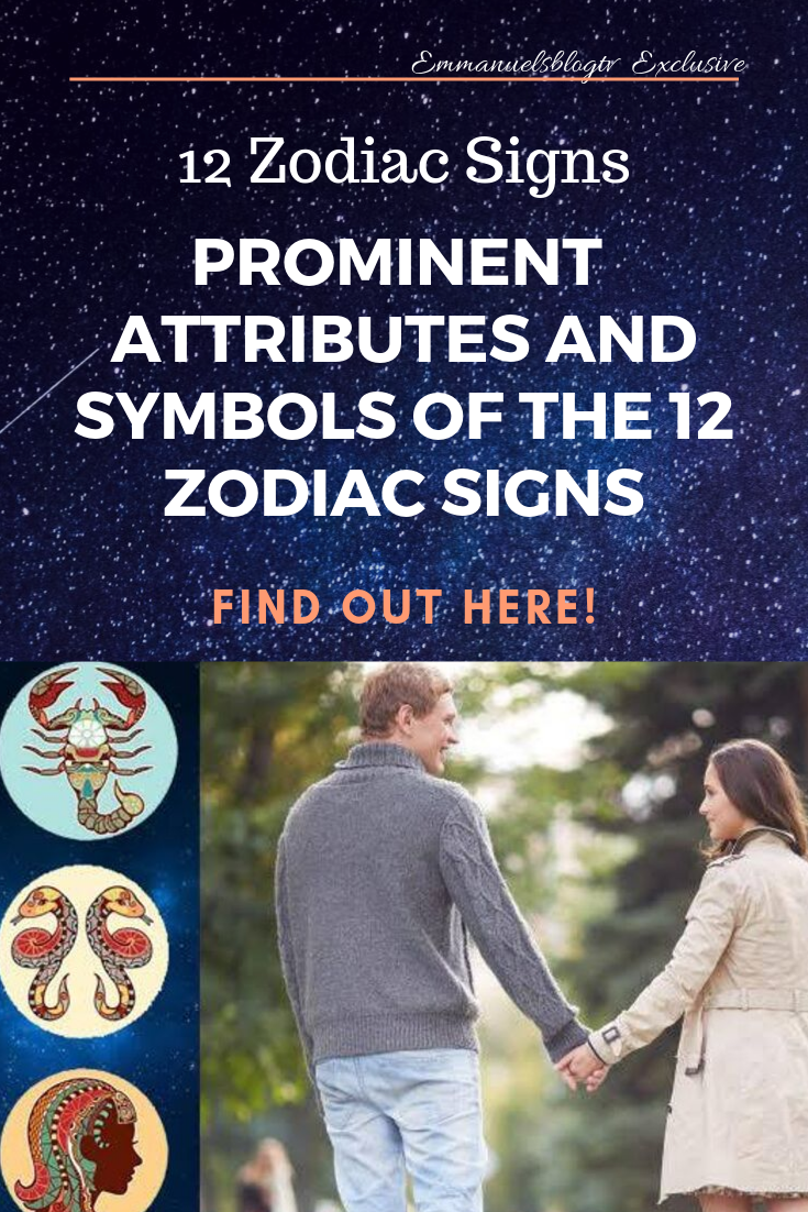 Prominent Attributes And Symbols Of The 12 Zodiac Signs