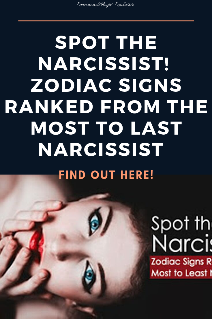 Spot The Narcissist! Zodiac Signs Ranked From The Most To Last Narcissist