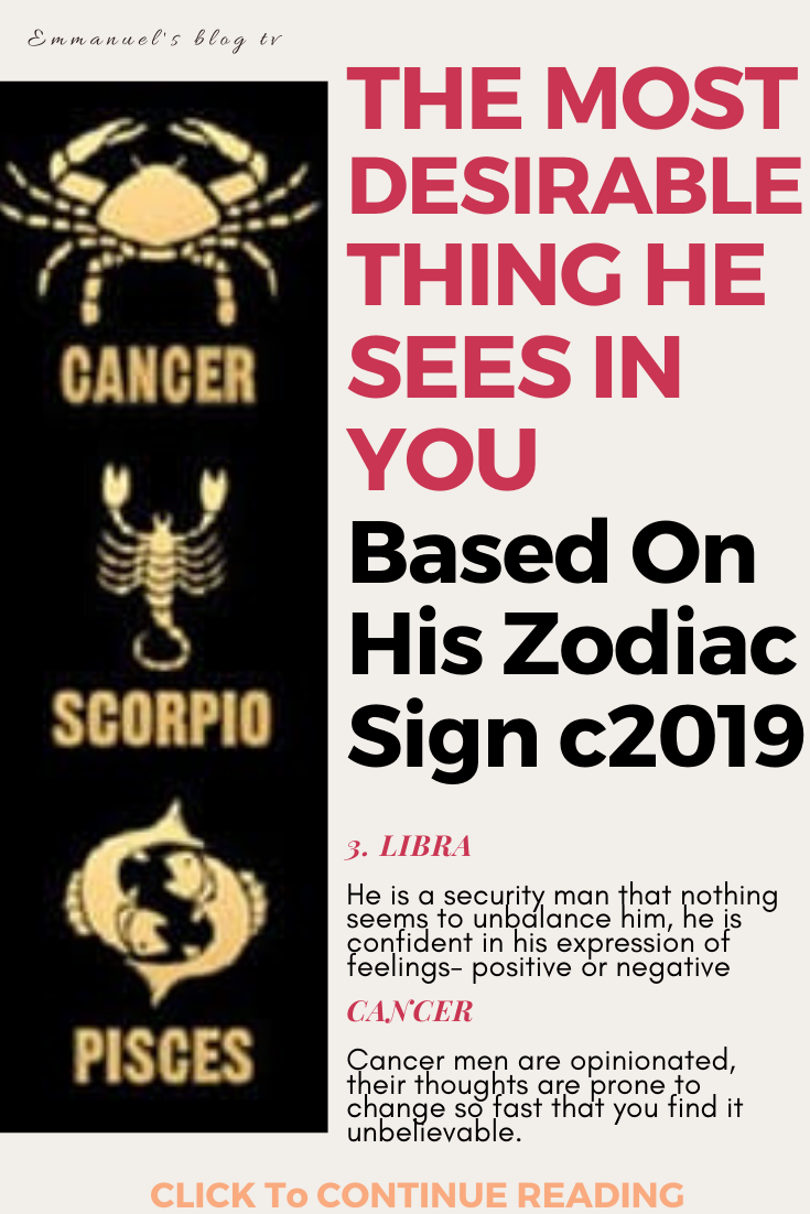 THE MOST DESIRABLE THING HE SEES IN YOU Based On His Zodiac Sign
