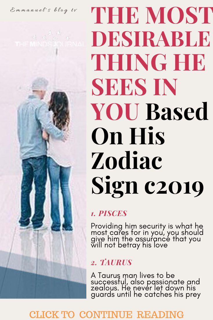 THE MOST DESIRABLE THING HE SEES IN YOU Based On His Zodiac Sign