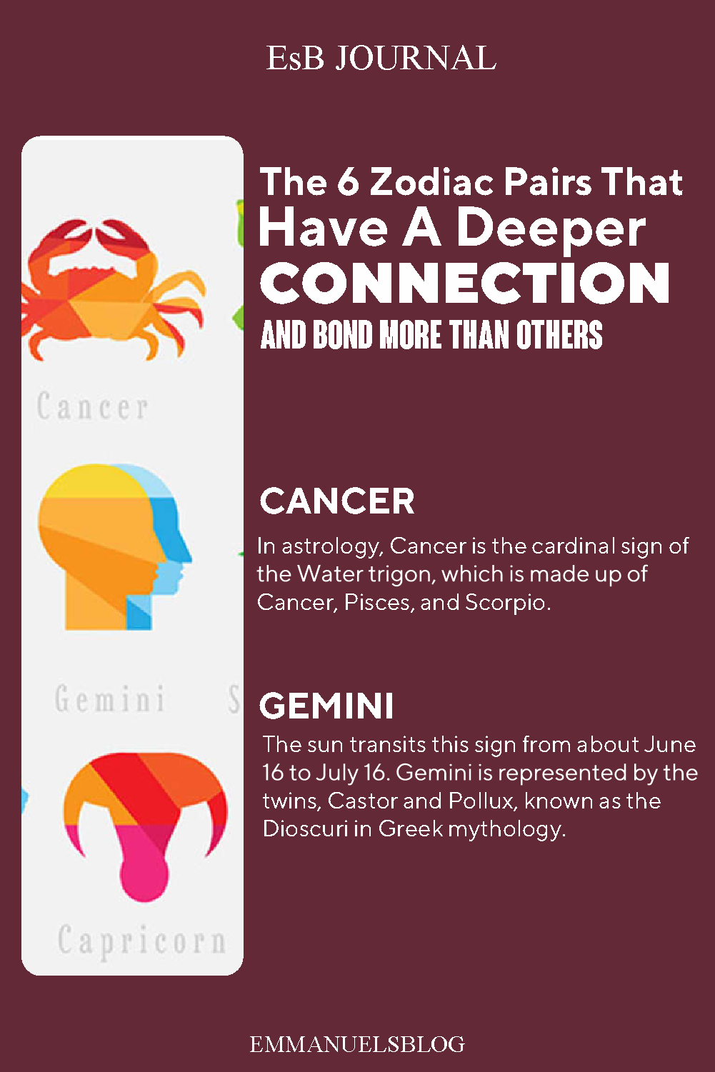 The 6 Zodiac Pairs That Have A Deeper Connection And Bond More Than Others