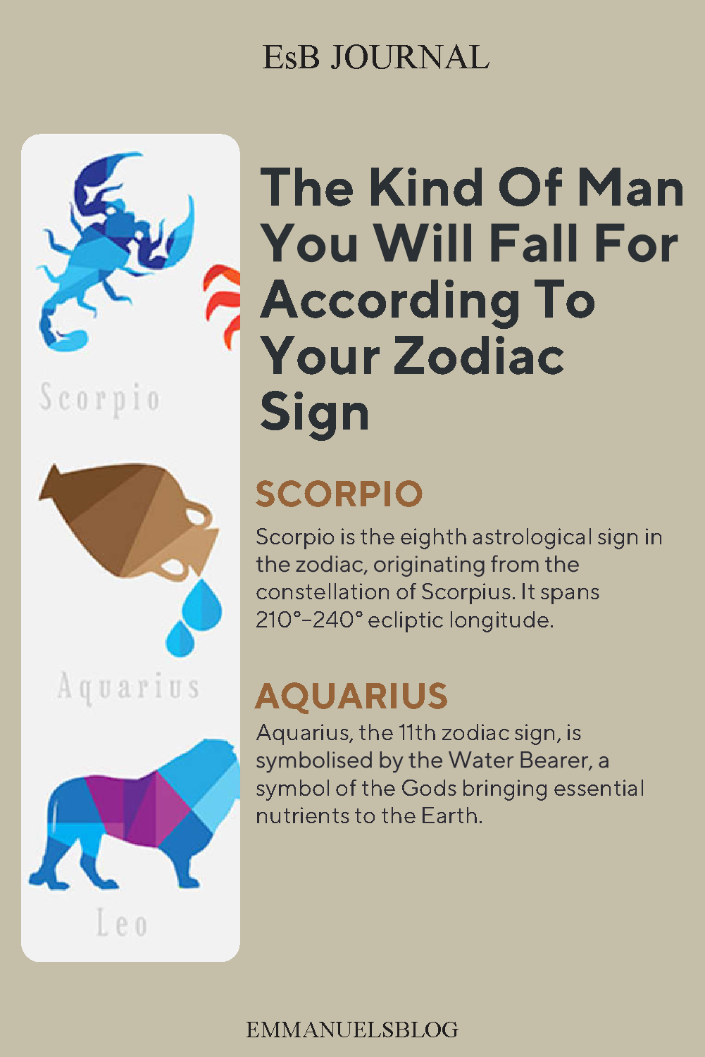 The Kind Of Man You Will Fall For According To Your Zodiac Sign