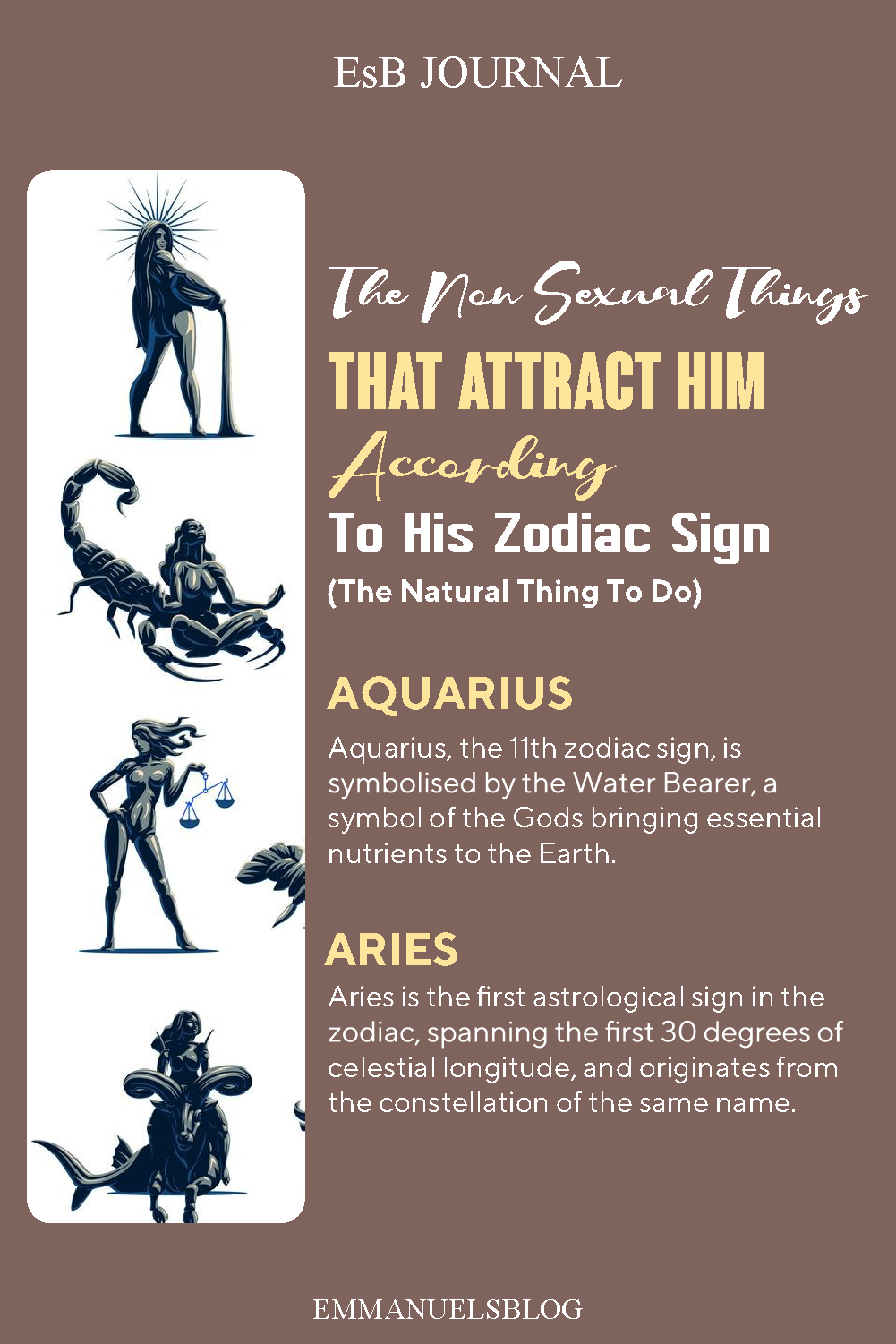 The Non Sexual Things That Attract Him According To His Zodiac Sign (The Natural Thing To Do)
