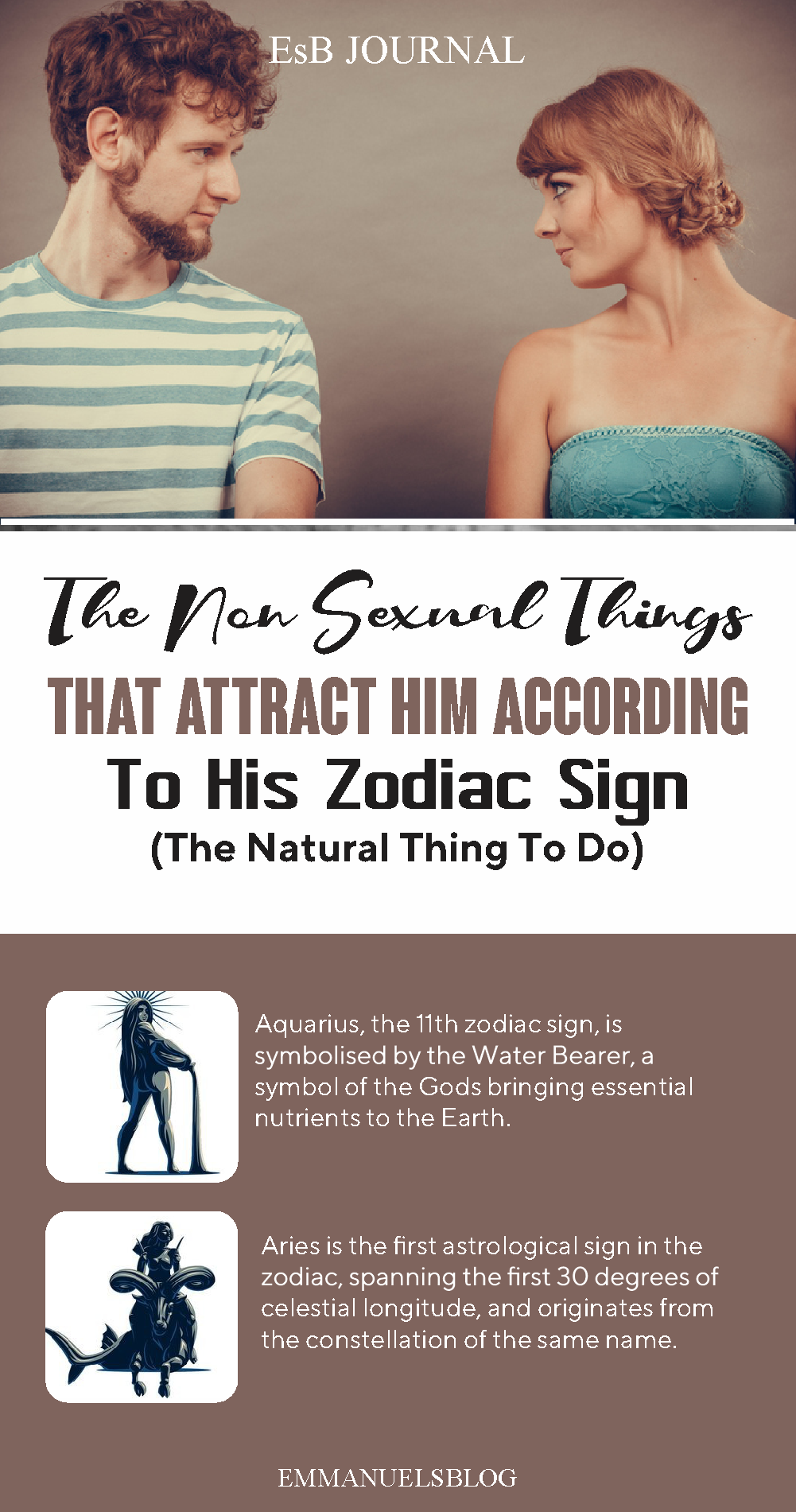 The Non Sexual Things That Attract Him According To His Zodiac Sign (The Natural Thing To Do)