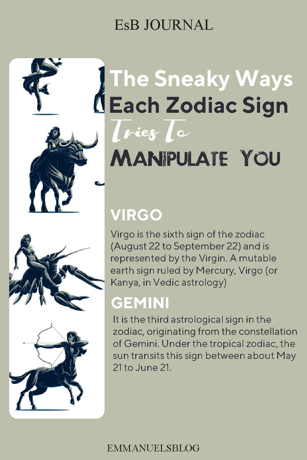 The Sneaky Ways Each Zodiac Sign Tries To Manipulate You