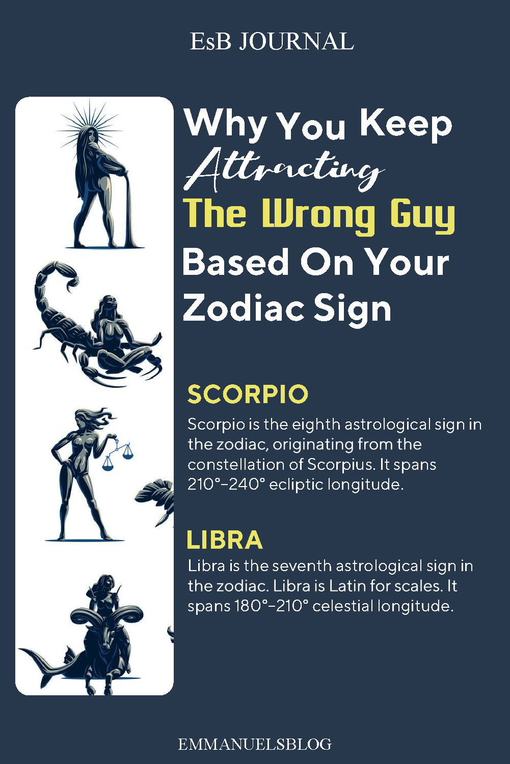 Why You Keep Attracting The Wrong Guy Base On Your Zodiac Sign