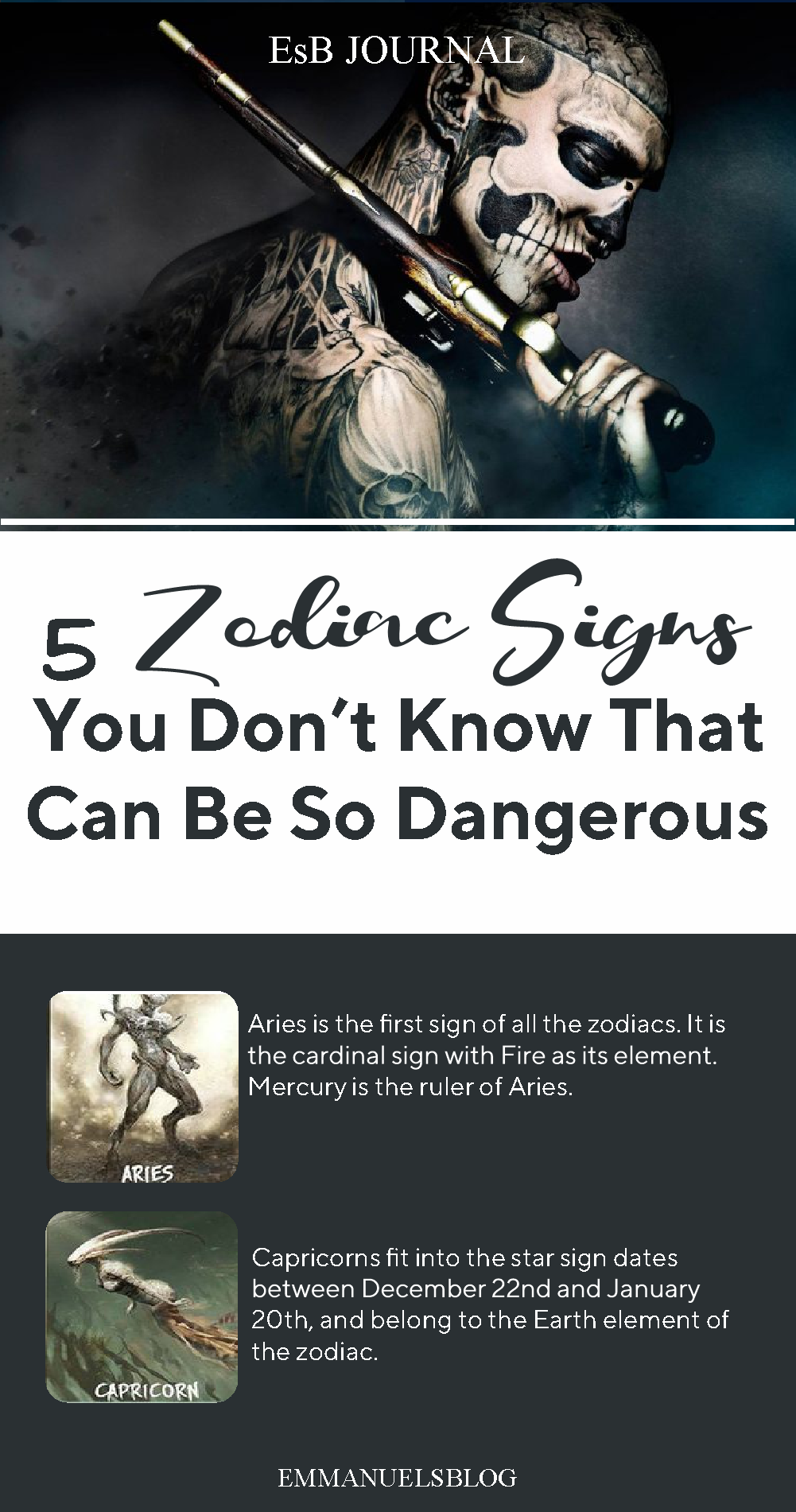 5 Zodiac Signs You Don’t Know That Can Be So Dangerous