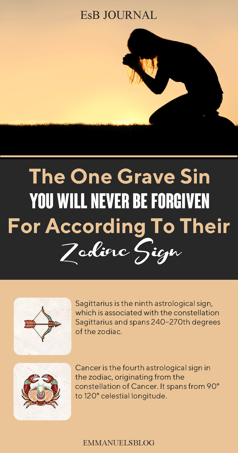The One Grave Sin You Will Never Be Forgiven For According To Their Zodiac Sign
