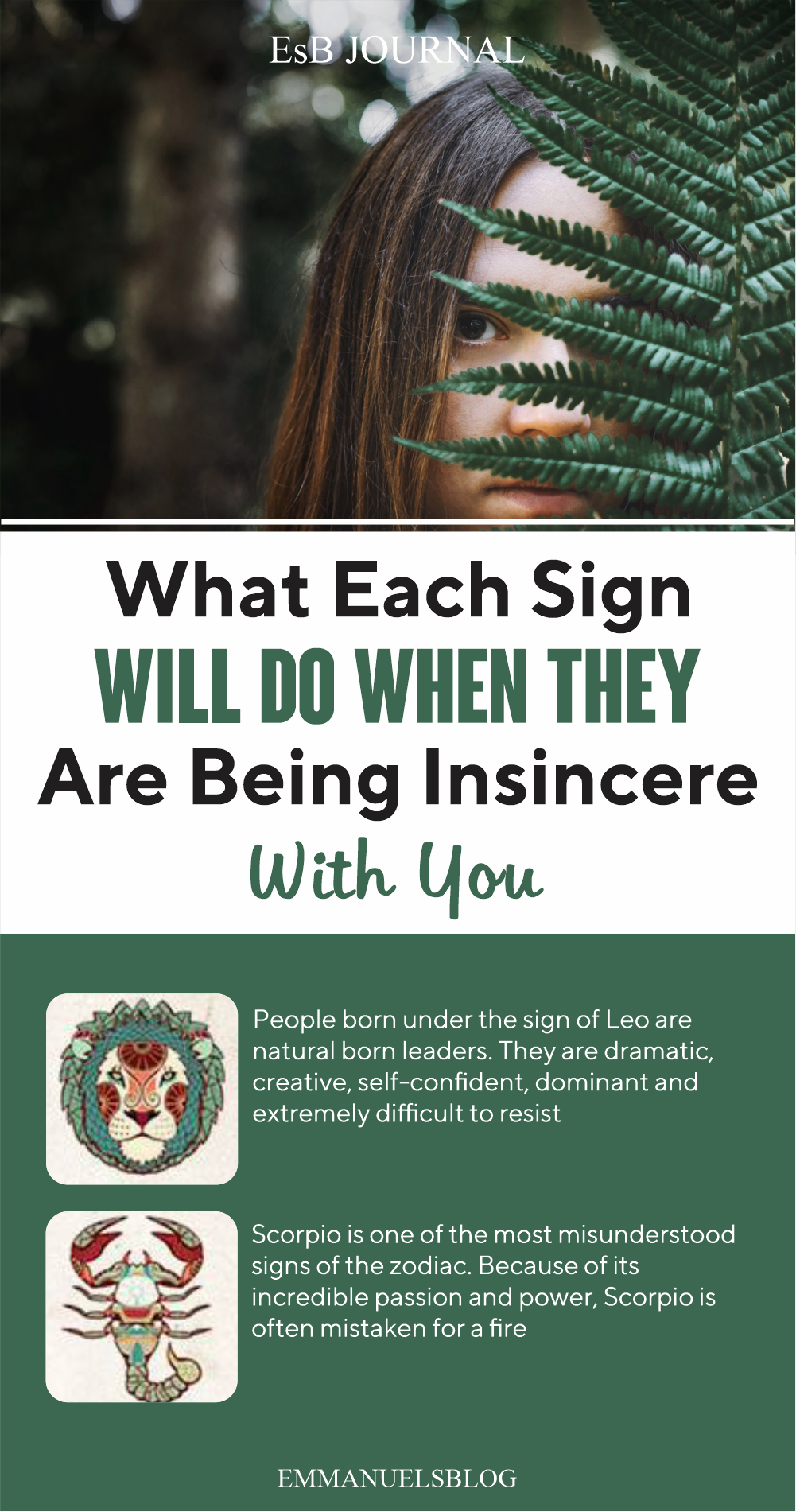 What Each Sign Will Do When They Are Being Insincere With You