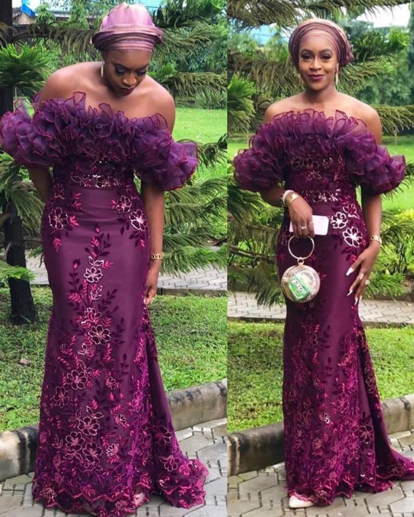 90 Edition Of #Ebfablook - Chic and classy Aso-Ebi Outfits And Styles For Regal Women in 2021