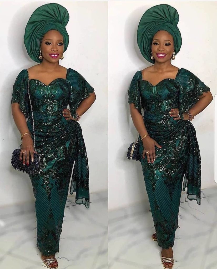90 Edition Of #Ebfablook - Chic and classy Aso-Ebi Outfits And Styles For Regal Women in 2021
