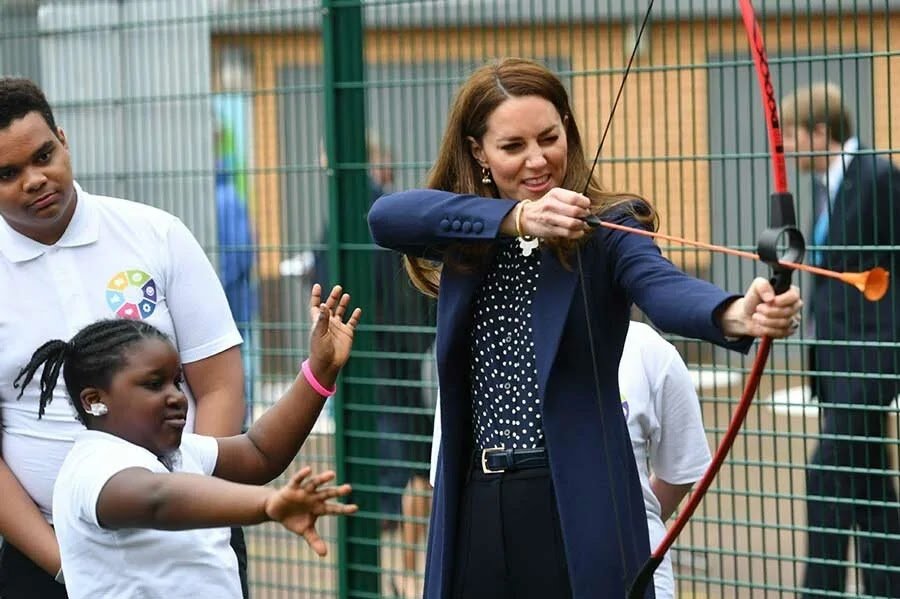 Prince William and Kate Middleton get sporty during Wolverhampton visit