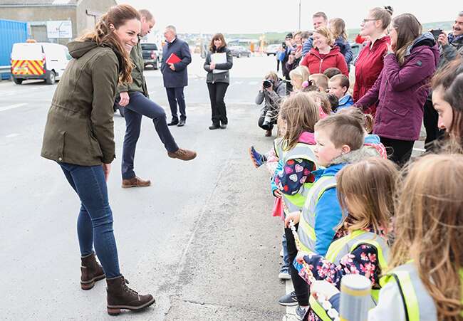Kate Middleton has the best reaction when child asks her if she's a 'Prince'