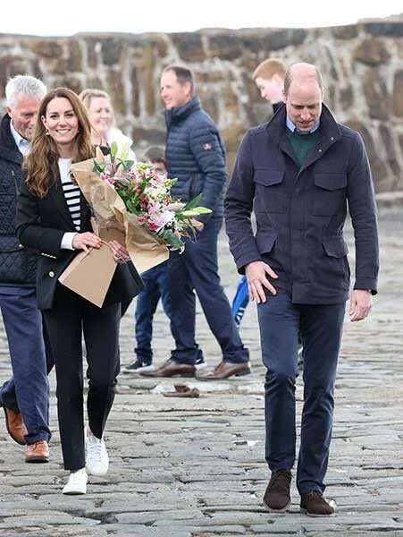 Prince William and Kate Middleton reminisce in St Andrews