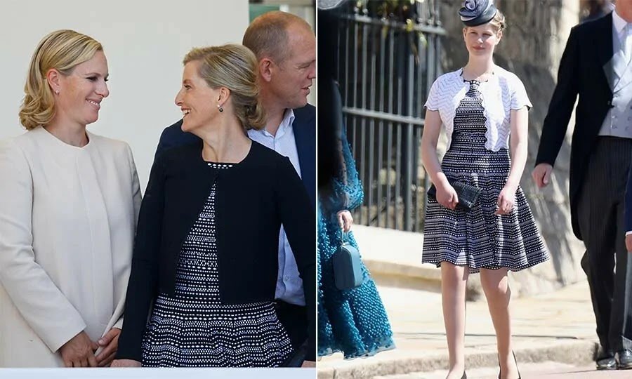Times Lady Louise Windsor recycled her mother the Countess of Wessex's clothes