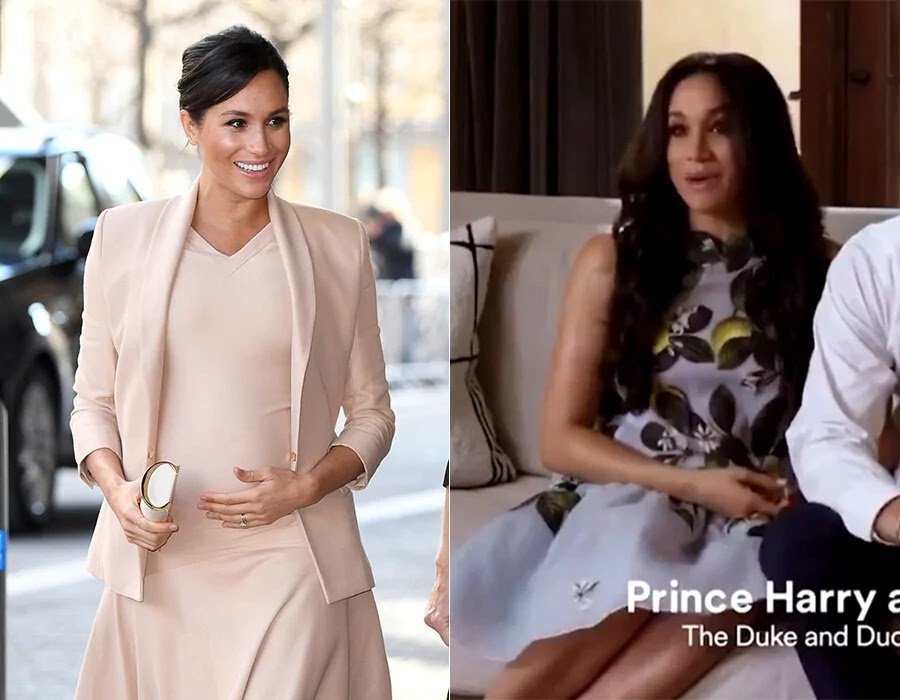Meghan Markle's girl and boy baby bumps compared through her pregnancies