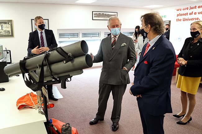 Prince Charles quizzed about Prince Harry's controversial podcast interview by reporter