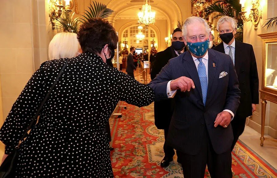 All the Times the royals have adapted to the new handshake - the elbow bump