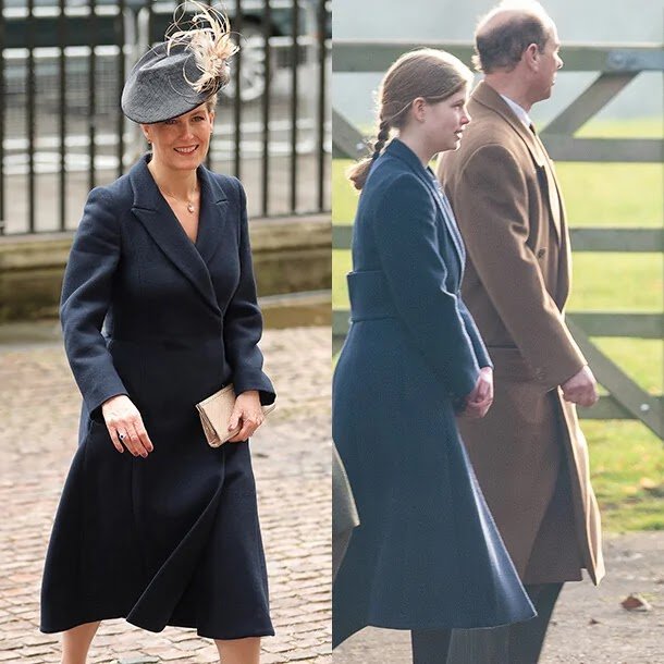 Times Lady Louise Windsor recycled her mother the Countess of Wessex's clothes