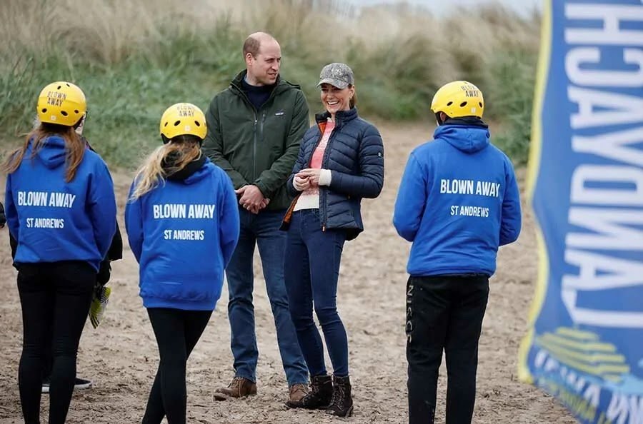 Prince William and Kate Middleton reminisce in St Andrews