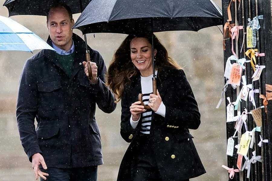 Prince William and Kate Middleton reminisce in St Andrews