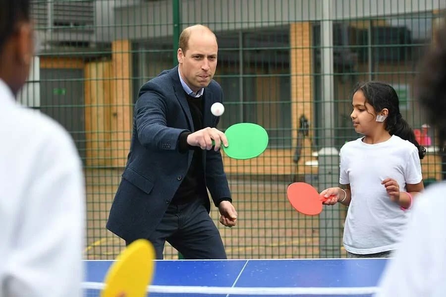 Prince William and Kate Middleton get sporty during Wolverhampton visit