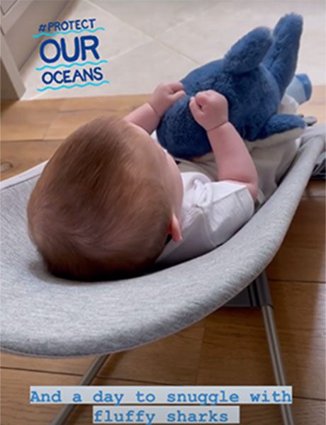 Princess Eugenie shares adorable first Video of Baby August Playing with Toy shark