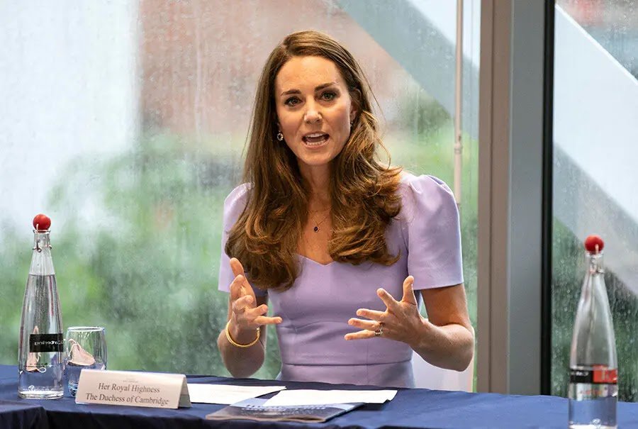 Kate Middleton Braves the rain in London as she Marks Work Milestone
