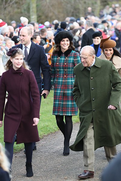 Lady Louise Windsor Seen Driving Prince Philip's Carriage on Windsor grounds