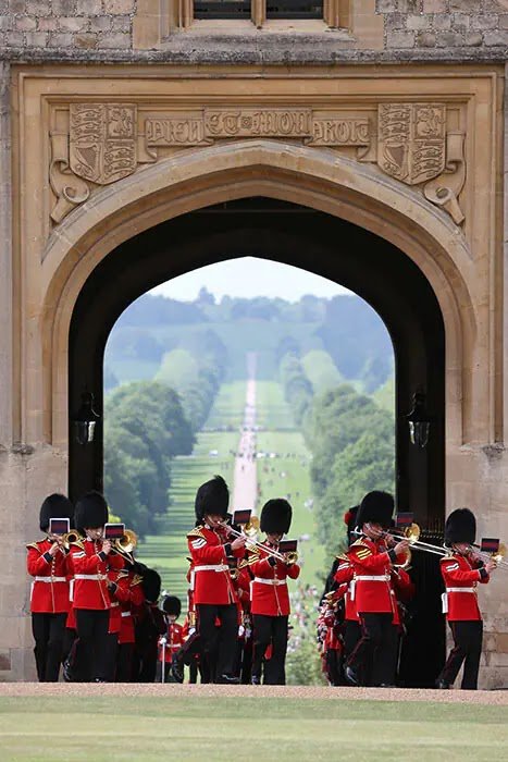 The Queen joined by Duke of Kent at Trooping the Color 2021
