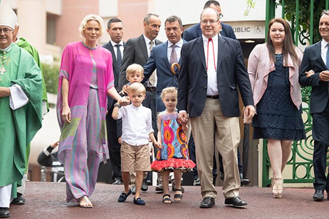 Princess Charlene shares Incredibly Sweet Picture of Husband and Children on safari