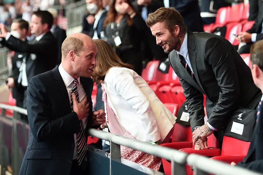 Kate Middleton, Prince George and Prince William Cheer on England Team at Wembley