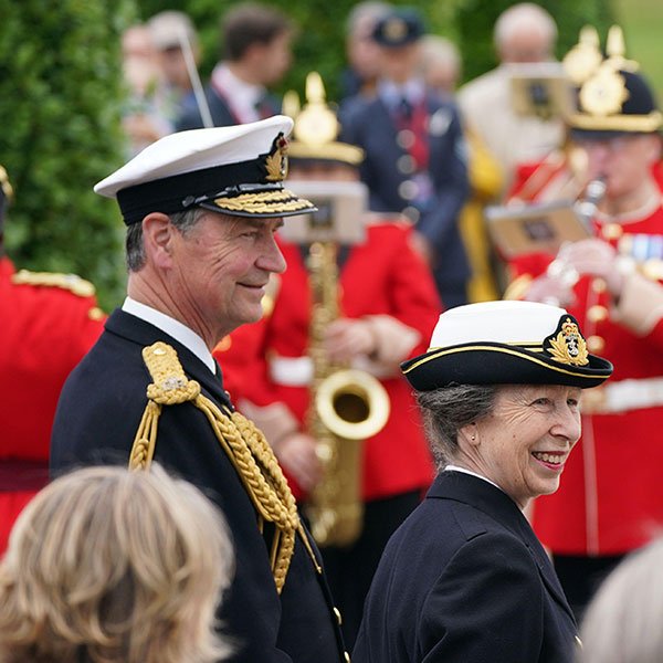 Princess Anne and Sir Timothy Laurence Step Out For Joint Royal Engagement