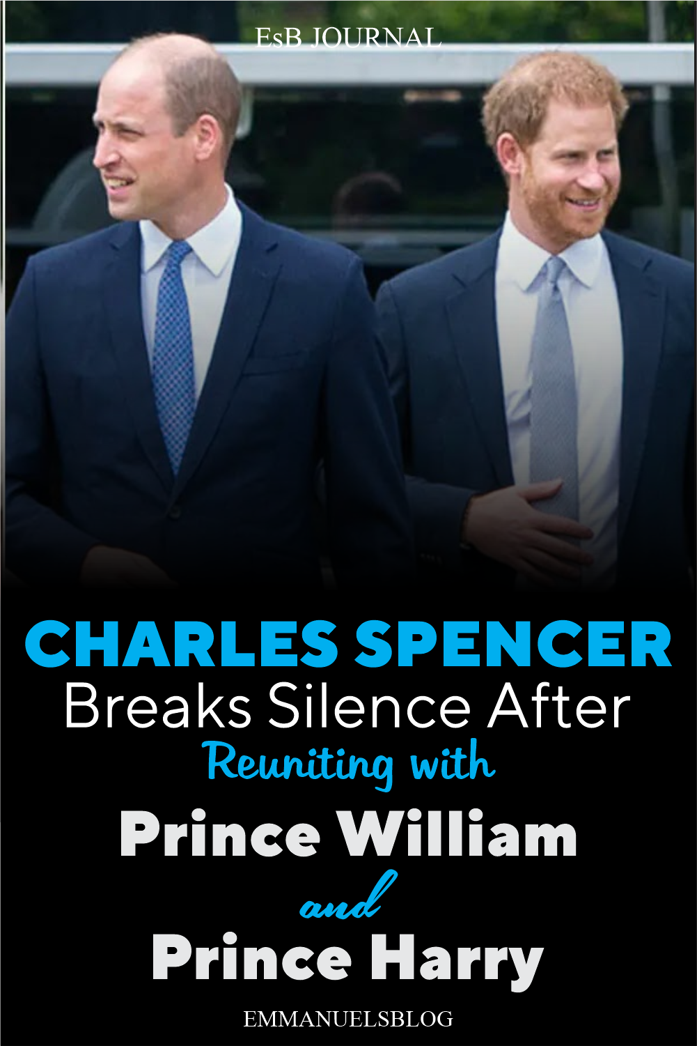 Charles Spencer Breaks Silence After Reuniting with Prince William and Prince Harry