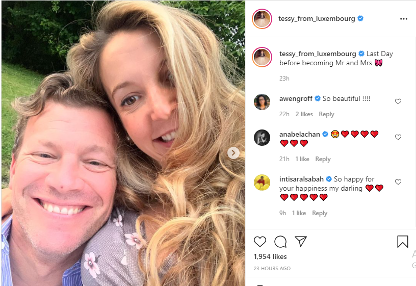 Tessy Antony de Nassau Marries Frank Floessel in Intimate Wedding