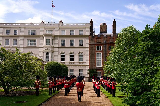 Prince Charles and Camilla Request Three Lions to be Played Outside Clarence House
