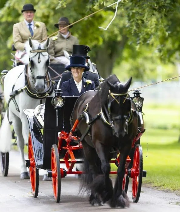 Lady Louise Windsor Drives Prince Philip's Carriage at Royal Windsor Horse Show