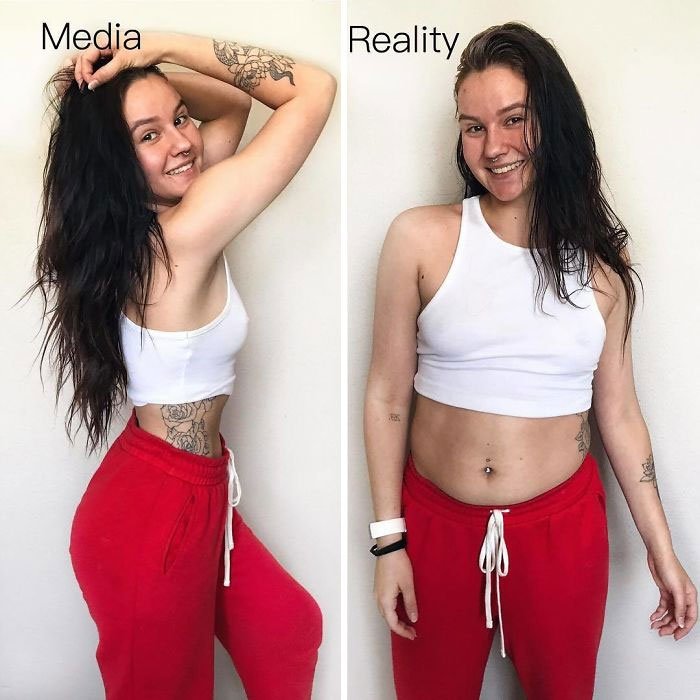 Health Blogger Reveals The Reality Behind Instagram Pics