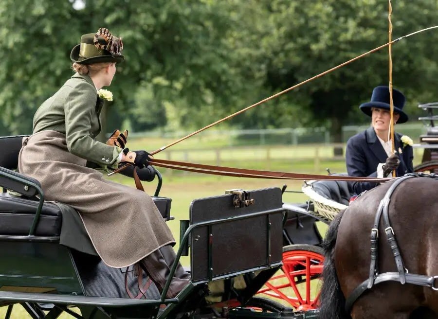 Lady Louise Windsor Drives Prince Philip's Carriage at Royal Windsor Horse Show