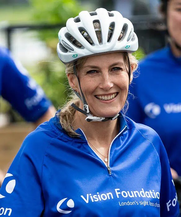 Lycra-clad Countess of Wessex Takes Part in London Bike Ride for Charity