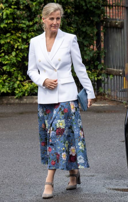 The Countess of Wessex Wows in Summer Florals for Outing with Queen's Cousin