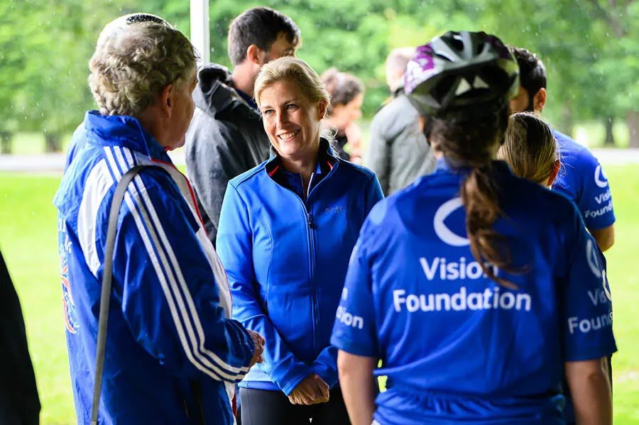 Lycra-clad Countess of Wessex Takes Part in London Bike Ride for Charity
