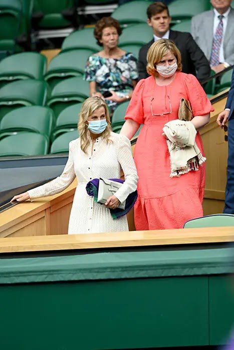 Princess Beatrice and Edoardo Join Countess of Wessex at Wimbledon