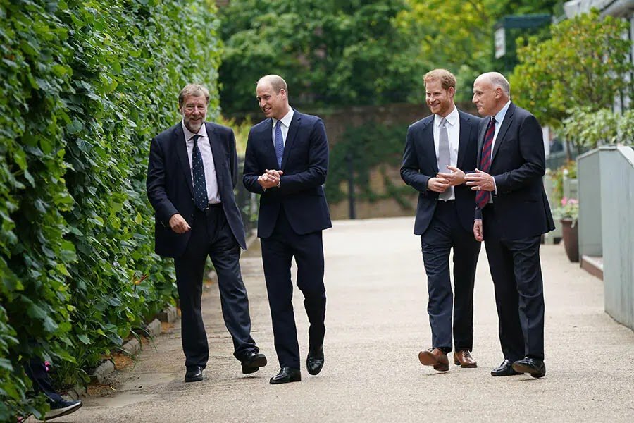 Princess Diana's Statue unveiling: Harry and William Reunite and Family Tributes