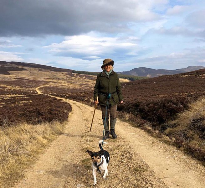 The Duchess of Cornwall Pictured on a dog Walk in Heartwarming Photo