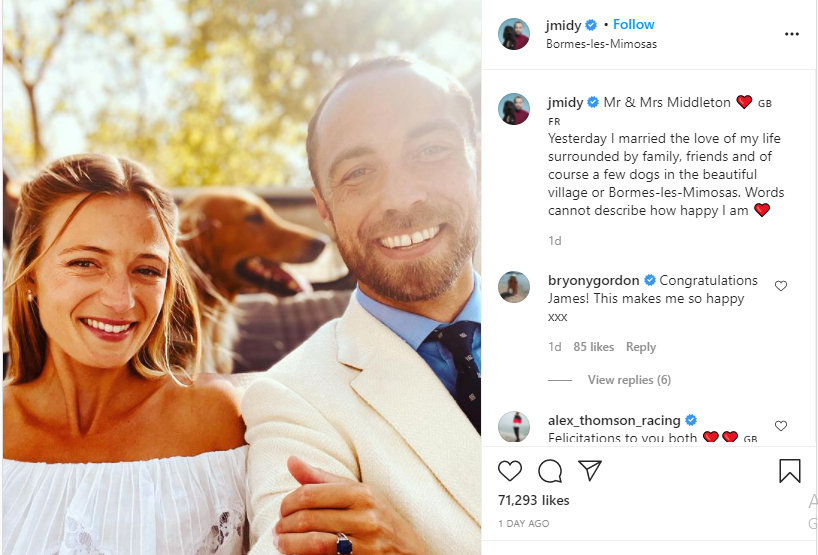 Sarah Ferguson and Edoardo Mapelli Mozzi react to James Middleton's Wedding Joy