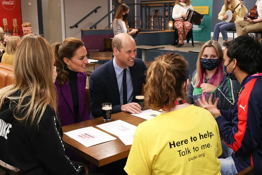 Prince William and Kate Middleton meet students in Northern Ireland after Red Carpet Appearance