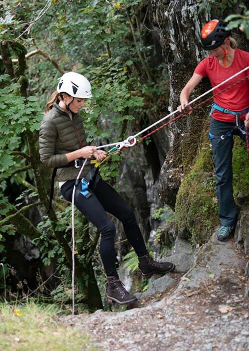 Kate Middleton is seen in her element Abseiling and Mountain Biking