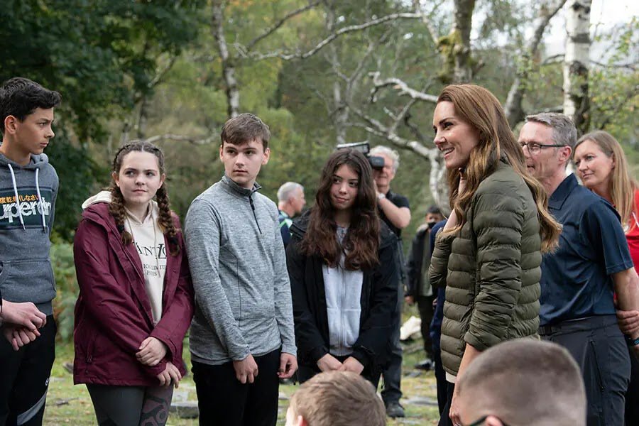 Kate Middleton is seen in her element Abseiling and Mountain Biking